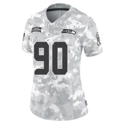 Jarran Reed Seattle Seahawks Limited Women's 2024 Salute to Service Jersey (Arctic Camo)