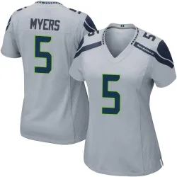 Jason Myers Seattle Seahawks Game Women's Alternate Jersey (Gray)