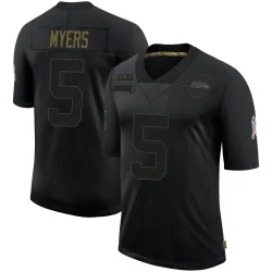 Jason Myers Seattle Seahawks Limited Men's 2020 Salute To Service Jersey (Black)