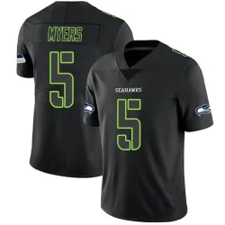 Jason Myers Seattle Seahawks Limited Men's Jersey (Black Impact)