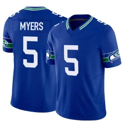 Jason Myers Seattle Seahawks Limited Men's Throwback Vapor F.U.S.E. Jersey (Royal)
