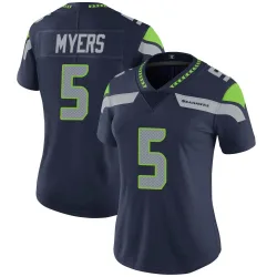 Jason Myers Seattle Seahawks Limited Women's Team Color Vapor Untouchable Jersey (Navy)