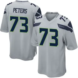 Jason Peters Seattle Seahawks Game Youth Alternate Jersey (Gray)