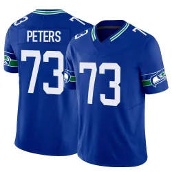 Jason Peters Seattle Seahawks Limited Men's Throwback Vapor F.U.S.E. Jersey (Royal)