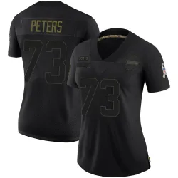 Jason Peters Seattle Seahawks Limited Women's 2020 Salute To Service Jersey (Black)