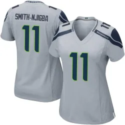 Jaxon Smith-Njigba Seattle Seahawks Game Women's Alternate Jersey (Gray)