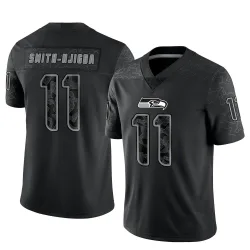 Jaxon Smith-Njigba Seattle Seahawks Limited Men's Reflective Jersey (Black)