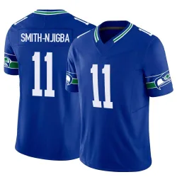 Jaxon Smith-Njigba Seattle Seahawks Limited Men's Throwback Vapor F.U.S.E. Jersey (Royal)