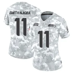 Jaxon Smith-Njigba Seattle Seahawks Limited Women's 2024 Salute to Service Jersey (Arctic Camo)
