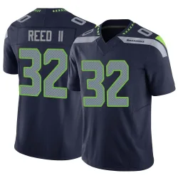 Jerrick Reed II Seattle Seahawks Limited Men's Vapor F.U.S.E. Jersey (Navy)
