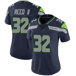 Jerrick Reed II Seattle Seahawks Limited Women's Team Color Vapor Untouchable Jersey (Navy)
