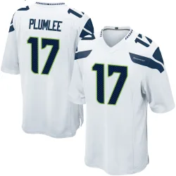 John Rhys Plumlee Seattle Seahawks Game Men's Jersey (White)