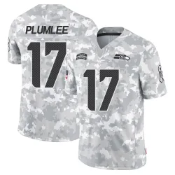 John Rhys Plumlee Seattle Seahawks Limited Men's 2024 Salute to Service Jersey (Arctic Camo)