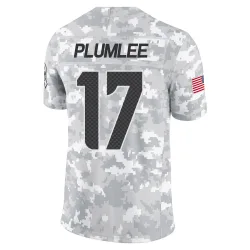 John Rhys Plumlee Seattle Seahawks Limited Men's 2024 Salute to Service Jersey (Arctic Camo)