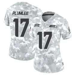 John Rhys Plumlee Seattle Seahawks Limited Women's 2024 Salute to Service Jersey (Arctic Camo)