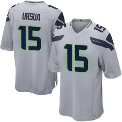 John Ursua Seattle Seahawks Game Men's Alternate Jersey (Gray)