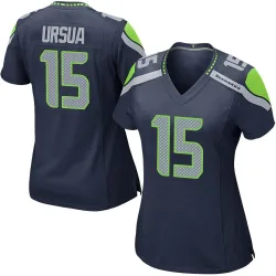 John Ursua Seattle Seahawks Game Women's Team Color Jersey (Navy)