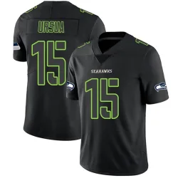 John Ursua Seattle Seahawks Limited Men's Jersey (Black Impact)