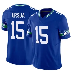 John Ursua Seattle Seahawks Limited Men's Throwback Vapor F.U.S.E. Jersey (Royal)