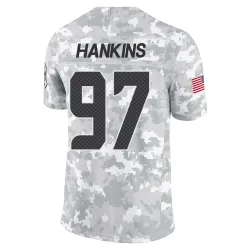 Johnathan Hankins Seattle Seahawks Limited Men's 2024 Salute to Service Jersey (Arctic Camo)