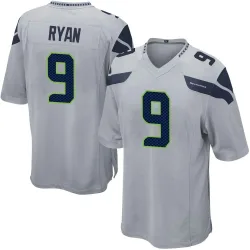 Jon Ryan Seattle Seahawks Game Youth Alternate Jersey (Gray)