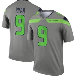 Jon Ryan Seattle Seahawks Legend Men's Steel Inverted Jersey ()