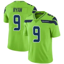 Jon Ryan Seattle Seahawks Limited Men's Color Rush Neon Jersey (Green)