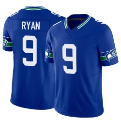 Jon Ryan Seattle Seahawks Limited Men's Throwback Vapor F.U.S.E. Jersey (Royal)