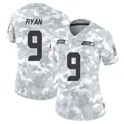 Jon Ryan Seattle Seahawks Limited Women's 2024 Salute to Service Jersey (Arctic Camo)