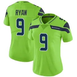 Jon Ryan Seattle Seahawks Limited Women's Color Rush Neon Jersey (Green)