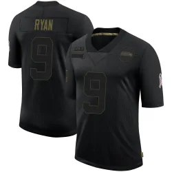 Jon Ryan Seattle Seahawks Limited Youth 2020 Salute To Service Jersey (Black)