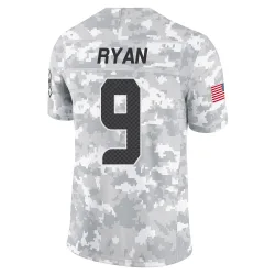 Jon Ryan Seattle Seahawks Limited Youth 2024 Salute to Service Jersey (Arctic Camo)