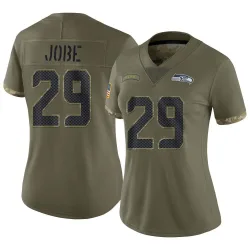Josh Jobe Seattle Seahawks Limited Women's 2022 Salute To Service Jersey (Olive)