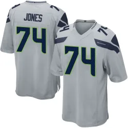Josh Jones Seattle Seahawks Game Men's Alternate Jersey (Gray)
