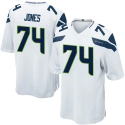 Josh Jones Seattle Seahawks Game Men's Jersey (White)