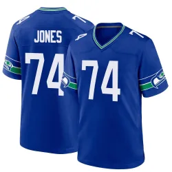 Josh Jones Seattle Seahawks Game Men's Throwback Jersey (Royal)