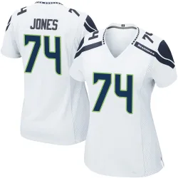 Josh Jones Seattle Seahawks Game Women's Jersey (White)