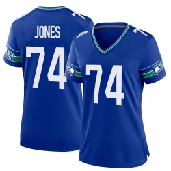 Josh Jones Seattle Seahawks Game Women's Throwback Jersey (Royal)