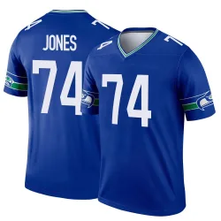 Josh Jones Seattle Seahawks Legend Men's Throwback Jersey (Royal)