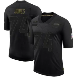 Josh Jones Seattle Seahawks Limited Men's 2020 Salute To Service Jersey (Black)