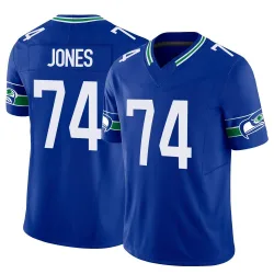 Josh Jones Seattle Seahawks Limited Men's Throwback Vapor F.U.S.E. Jersey (Royal)
