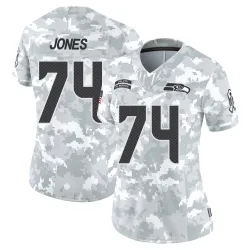 Josh Jones Seattle Seahawks Limited Women's 2024 Salute to Service Jersey (Arctic Camo)