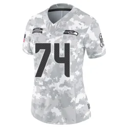 Josh Jones Seattle Seahawks Limited Women's 2024 Salute to Service Jersey (Arctic Camo)