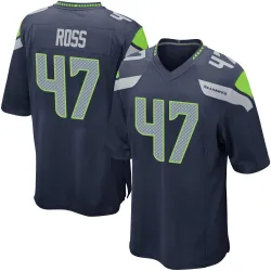 Josh Ross Seattle Seahawks Game Men's Team Color Jersey (Navy)