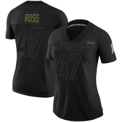 Josh Ross Seattle Seahawks Limited Women's 2020 Salute To Service Jersey (Black)