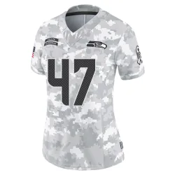 Josh Ross Seattle Seahawks Limited Women's 2024 Salute to Service Jersey (Arctic Camo)