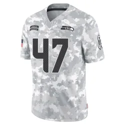 Josh Ross Seattle Seahawks Limited Youth 2024 Salute to Service Jersey (Arctic Camo)
