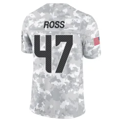 Josh Ross Seattle Seahawks Limited Youth 2024 Salute to Service Jersey (Arctic Camo)