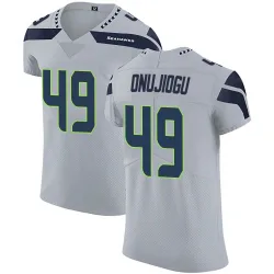 Joshua Onujiogu Seattle Seahawks Elite Men's Alternate Vapor Untouchable Jersey (Gray)