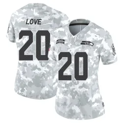 Julian Love Seattle Seahawks Limited Women's 2024 Salute to Service Jersey (Arctic Camo)